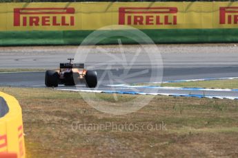 World © Octane Photographic Ltd. Formula 1 – German GP - Practice 2. McLaren MCL33 – Fernando Alonso. Hockenheimring, Baden-Wurttemberg, Germany. Friday 20th July 2018.