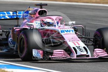 World © Octane Photographic Ltd. Formula 1 – German GP - Practice 2. Sahara Force India VJM11 - Sergio Perez. Hockenheimring, Baden-Wurttemberg, Germany. Friday 20th July 2018.