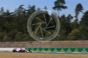 World © Octane Photographic Ltd. Formula 1 – German GP - Practice 2. Sahara Force India VJM11 - Sergio Perez. Hockenheimring, Baden-Wurttemberg, Germany. Friday 20th July 2018.