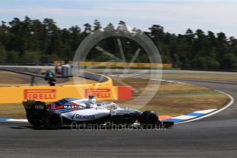 World © Octane Photographic Ltd. Formula 1 – German GP - Practice 2. Williams Martini Racing FW41 – Lance Stroll. Hockenheimring, Baden-Wurttemberg, Germany. Friday 20th July 2018.