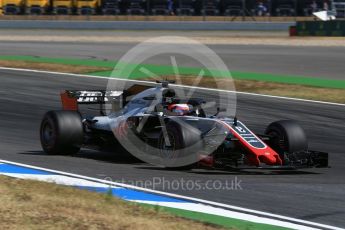 World © Octane Photographic Ltd. Formula 1 – German GP - Practice 2. Haas F1 Team VF-18 – Romain Grosjean. Hockenheimring, Baden-Wurttemberg, Germany. Friday 20th July 2018.