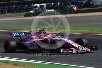 World © Octane Photographic Ltd. Formula 1 – German GP - Practice 2. Sahara Force India VJM11 - Esteban Ocon. Hockenheimring, Baden-Wurttemberg, Germany. Friday 20th July 2018.
