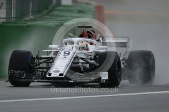 World © Octane Photographic Ltd. Formula 1 – German GP - Practice 3. Alfa Romeo Sauber F1 Team C37 – Marcus Ericsson. Hockenheimring, Baden-Wurttemberg, Germany. Saturday 21st July 2018.