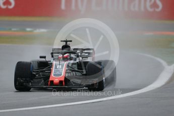 World © Octane Photographic Ltd. Formula 1 – German GP - Practice 3. Haas F1 Team VF-18 – Romain Grosjean. Hockenheimring, Baden-Wurttemberg, Germany. Saturday 21st July 2018.