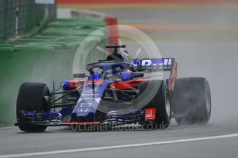 World © Octane Photographic Ltd. Formula 1 – German GP - Practice 3. Scuderia Toro Rosso STR13 – Brendon Hartley. Hockenheimring, Baden-Wurttemberg, Germany. Saturday 21st July 2018.