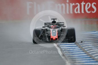 World © Octane Photographic Ltd. Formula 1 – German GP - Practice 3. Haas F1 Team VF-18 – Romain Grosjean. Hockenheimring, Baden-Wurttemberg, Germany. Saturday 21st July 2018.