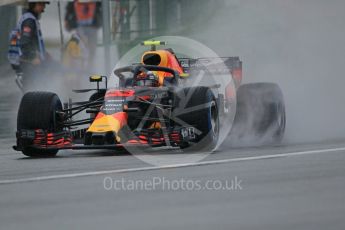 World © Octane Photographic Ltd. Formula 1 – German GP - Practice 3. Aston Martin Red Bull Racing TAG Heuer RB14 – Max Verstappen. Hockenheimring, Baden-Wurttemberg, Germany. Saturday 21st July 2018.