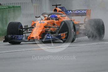 World © Octane Photographic Ltd. Formula 1 – German GP - Practice 3. McLaren MCL33 – Fernando Alonso. Hockenheimring, Baden-Wurttemberg, Germany. Saturday 21st July 2018.