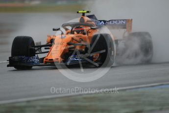 World © Octane Photographic Ltd. Formula 1 – German GP - Practice 3. McLaren MCL33 – Stoffel Vandoorne. Hockenheimring, Baden-Wurttemberg, Germany. Saturday 21st July 2018.