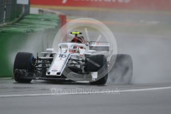 World © Octane Photographic Ltd. Formula 1 – German GP - Practice 3. Alfa Romeo Sauber F1 Team C37 – Charles Leclerc. Hockenheimring, Baden-Wurttemberg, Germany. Saturday 21st July 2018.
