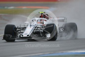 World © Octane Photographic Ltd. Formula 1 – German GP - Paddock. Alfa Romeo Sauber F1 Team C37 – Charles Leclerc. Hockenheimring, Baden-Wurttemberg, Germany. Saturday 21st July 2018.