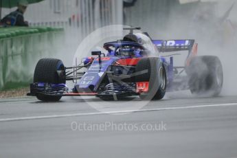 World © Octane Photographic Ltd. Formula 1 – German GP - Practice 3. Scuderia Toro Rosso STR13 – Brendon Hartley. Hockenheimring, Baden-Wurttemberg, Germany. Saturday 21st July 2018.