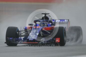 World © Octane Photographic Ltd. Formula 1 – German GP - Practice 3. Scuderia Toro Rosso STR13 – Brendon Hartley. Hockenheimring, Baden-Wurttemberg, Germany. Saturday 21st July 2018.