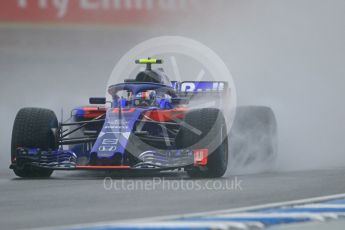 World © Octane Photographic Ltd. Formula 1 – German GP - Practice 3. Scuderia Toro Rosso STR13 – Pierre Gasly. Hockenheimring, Baden-Wurttemberg, Germany. Saturday 21st July 2018.