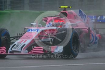 World © Octane Photographic Ltd. Formula 1 – German GP - Practice 3. Sahara Force India VJM11 - Esteban Ocon. Hockenheimring, Baden-Wurttemberg, Germany. Saturday 21st July 2018.