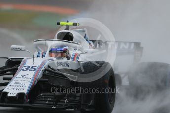 World © Octane Photographic Ltd. Formula 1 – German GP - Practice 3. Williams Martini Racing FW41 – Sergey Sirotkin. Hockenheimring, Baden-Wurttemberg, Germany. Saturday 21st July 2018.