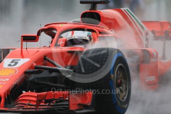 World © Octane Photographic Ltd. Formula 1 – German GP - Practice 3. Scuderia Ferrari SF71-H – Sebastian Vettel. Hockenheimring, Baden-Wurttemberg, Germany. Saturday 21st July 2018.