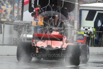 World © Octane Photographic Ltd. Formula 1 – German GP - Practice 3. Scuderia Ferrari SF71-H – Sebastian Vettel. Hockenheimring, Baden-Wurttemberg, Germany. Saturday 21st July 2018.
