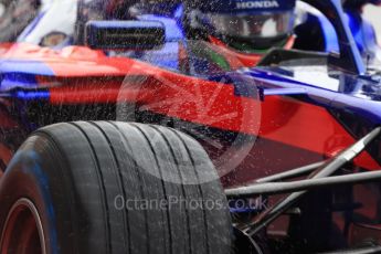 World © Octane Photographic Ltd. Formula 1 – German GP - Practice 3. Scuderia Toro Rosso STR13 – Brendon Hartley. Hockenheimring, Baden-Wurttemberg, Germany. Saturday 21st July 2018.