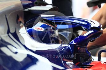 World © Octane Photographic Ltd. Formula 1 – German GP - Practice 3. Scuderia Toro Rosso STR13 – Brendon Hartley. Hockenheimring, Baden-Wurttemberg, Germany. Saturday 21st July 2018.
