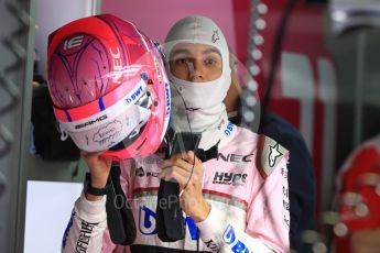 World © Octane Photographic Ltd. Formula 1 – German GP - Paddock. Sahara Force India VJM11 - Esteban Ocon. Hockenheimring, Baden-Wurttemberg, Germany. Saturday 21st July 2018.