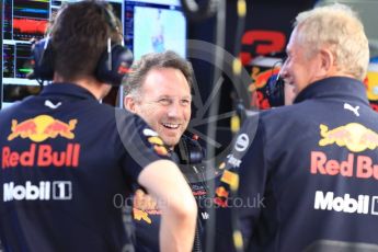 World © Octane Photographic Ltd. Formula 1 – German GP - Practice 3. Christian Horner - Team Principal of Red Bull Racing. Hockenheimring, Baden-Wurttemberg, Germany. Saturday 21st July 2018.