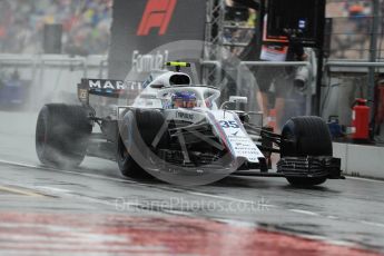 World © Octane Photographic Ltd. Formula 1 – German GP - Practice 3. Williams Martini Racing FW41 – Sergey Sirotkin. Hockenheimring, Baden-Wurttemberg, Germany. Saturday 21st July 2018.