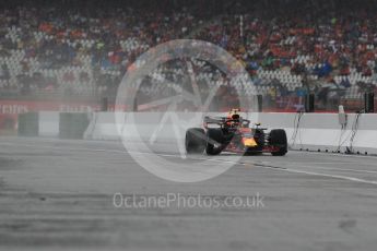 World © Octane Photographic Ltd. Formula 1 – German GP - Practice 3. Aston Martin Red Bull Racing TAG Heuer RB14 – Max Verstappen. Hockenheimring, Baden-Wurttemberg, Germany. Saturday 21st July 2018.
