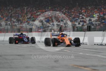 World © Octane Photographic Ltd. Formula 1 – German GP - Practice 3. McLaren MCL33 – Fernando Alonso. Hockenheimring, Baden-Wurttemberg, Germany. Saturday 21st July 2018.