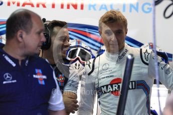 World © Octane Photographic Ltd. Formula 1 – German GP - Practice 3. Williams Martini Racing FW41 – Sergey Sirotkin. Hockenheimring, Baden-Wurttemberg, Germany. Saturday 21st July 2018.