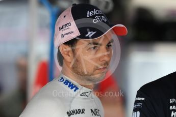 World © Octane Photographic Ltd. Formula 1 – German GP - Practice 3. Sahara Force India VJM11 - Sergio Perez. Hockenheimring, Baden-Wurttemberg, Germany. Saturday 21st July 2018.