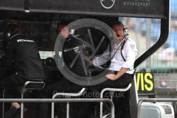 World © Octane Photographic Ltd. Formula 1 – German GP - Practice 3. Andy Cowell - Managing Director of Mercedes AMG High Performance Powertrains. Hockenheimring, Baden-Wurttemberg, Germany. Saturday 21st July 2018.