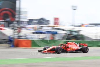 World © Octane Photographic Ltd. Formula 1 – German GP - Qualifying. Scuderia Ferrari SF71-H – Sebastian Vettel. Hockenheimring, Baden-Wurttemberg, Germany. Saturday 21st July 2018.