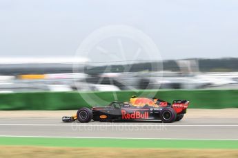 World © Octane Photographic Ltd. Formula 1 – German GP - Qualifying. Aston Martin Red Bull Racing TAG Heuer RB14 – Max Verstappen. Hockenheimring, Baden-Wurttemberg, Germany. Saturday 21st July 2018.