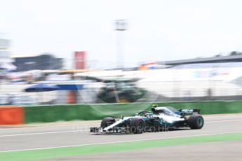 World © Octane Photographic Ltd. Formula 1 – German GP - Qualifying. Mercedes AMG Petronas Motorsport AMG F1 W09 EQ Power+ - Valtteri Bottas. Hockenheimring, Baden-Wurttemberg, Germany. Saturday 21st July 2018.