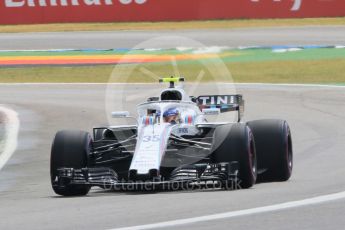 World © Octane Photographic Ltd. Formula 1 – German GP - Qualifying. Williams Martini Racing FW41 – Sergey Sirotkin. Hockenheimring, Baden-Wurttemberg, Germany. Saturday 21st July 2018.