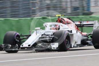World © Octane Photographic Ltd. Formula 1 – German GP - Qualifying. Alfa Romeo Sauber F1 Team C37 – Charles Leclerc. Hockenheimring, Baden-Wurttemberg, Germany. Saturday 21st July 2018.