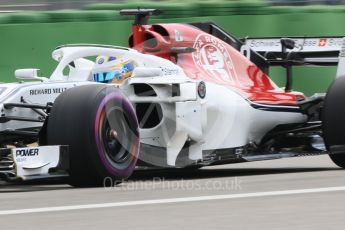 World © Octane Photographic Ltd. Formula 1 – German GP - Qualifying. Alfa Romeo Sauber F1 Team C37 – Marcus Ericsson. Hockenheimring, Baden-Wurttemberg, Germany. Saturday 21st July 2018.