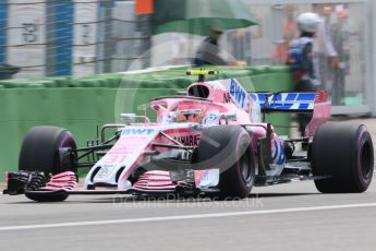 World © Octane Photographic Ltd. Formula 1 – German GP - Qualifying. Sahara Force India VJM11 - Esteban Ocon. Hockenheimring, Baden-Wurttemberg, Germany. Saturday 21st July 2018.