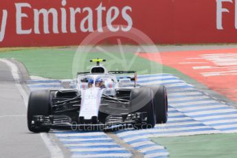 World © Octane Photographic Ltd. Formula 1 – German GP - Qualifying. Williams Martini Racing FW41 – Sergey Sirotkin. Hockenheimring, Baden-Wurttemberg, Germany. Saturday 21st July 2018.