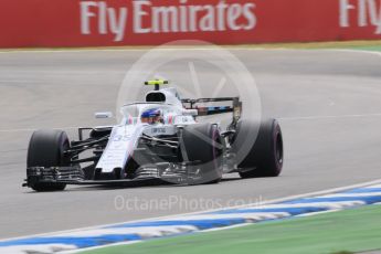 World © Octane Photographic Ltd. Formula 1 – German GP - Qualifying. Williams Martini Racing FW41 – Sergey Sirotkin. Hockenheimring, Baden-Wurttemberg, Germany. Saturday 21st July 2018.