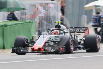 World © Octane Photographic Ltd. Formula 1 – German GP - Qualifying. Haas F1 Team VF-18 – Kevin Magnussen. Hockenheimring, Baden-Wurttemberg, Germany. Saturday 21st July 2018.