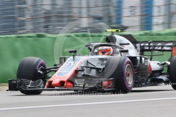 World © Octane Photographic Ltd. Formula 1 – German GP - Qualifying. Haas F1 Team VF-18 – Kevin Magnussen. Hockenheimring, Baden-Wurttemberg, Germany. Saturday 21st July 2018.