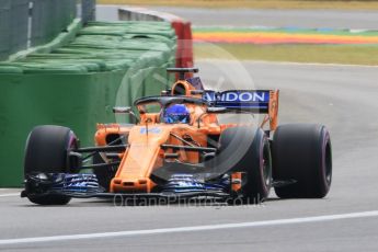 World © Octane Photographic Ltd. Formula 1 – German GP - Qualifying. McLaren MCL33 – Fernando Alonso. Hockenheimring, Baden-Wurttemberg, Germany. Saturday 21st July 2018.