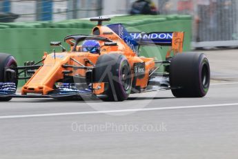 World © Octane Photographic Ltd. Formula 1 – German GP - Qualifying. McLaren MCL33 – Fernando Alonso. Hockenheimring, Baden-Wurttemberg, Germany. Saturday 21st July 2018.