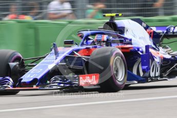 World © Octane Photographic Ltd. Formula 1 – German GP - Qualifying. Scuderia Toro Rosso STR13 – Pierre Gasly. Hockenheimring, Baden-Wurttemberg, Germany. Saturday 21st July 2018.
