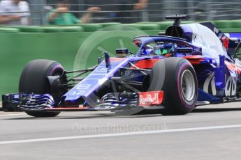 World © Octane Photographic Ltd. Formula 1 – German GP - Qualifying. Scuderia Toro Rosso STR13 – Brendon Hartley. Hockenheimring, Baden-Wurttemberg, Germany. Saturday 21st July 2018.