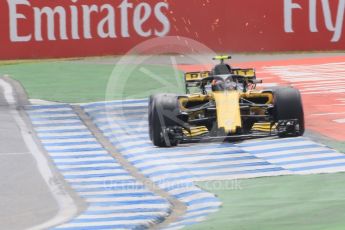 World © Octane Photographic Ltd. Formula 1 – German GP - Qualifying. Renault Sport F1 Team RS18 – Carlos Sainz. Hockenheimring, Baden-Wurttemberg, Germany. Saturday 21st July 2018.