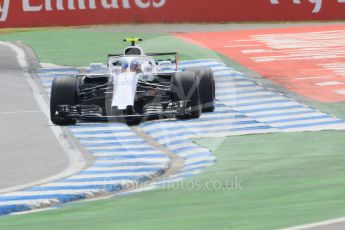 World © Octane Photographic Ltd. Formula 1 – German GP - Qualifying. Williams Martini Racing FW41 – Sergey Sirotkin. Hockenheimring, Baden-Wurttemberg, Germany. Saturday 21st July 2018.