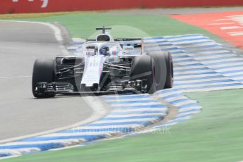 World © Octane Photographic Ltd. Formula 1 – German GP - Qualifying. Williams Martini Racing FW41 – Lance Stroll. Hockenheimring, Baden-Wurttemberg, Germany. Saturday 21st July 2018.
